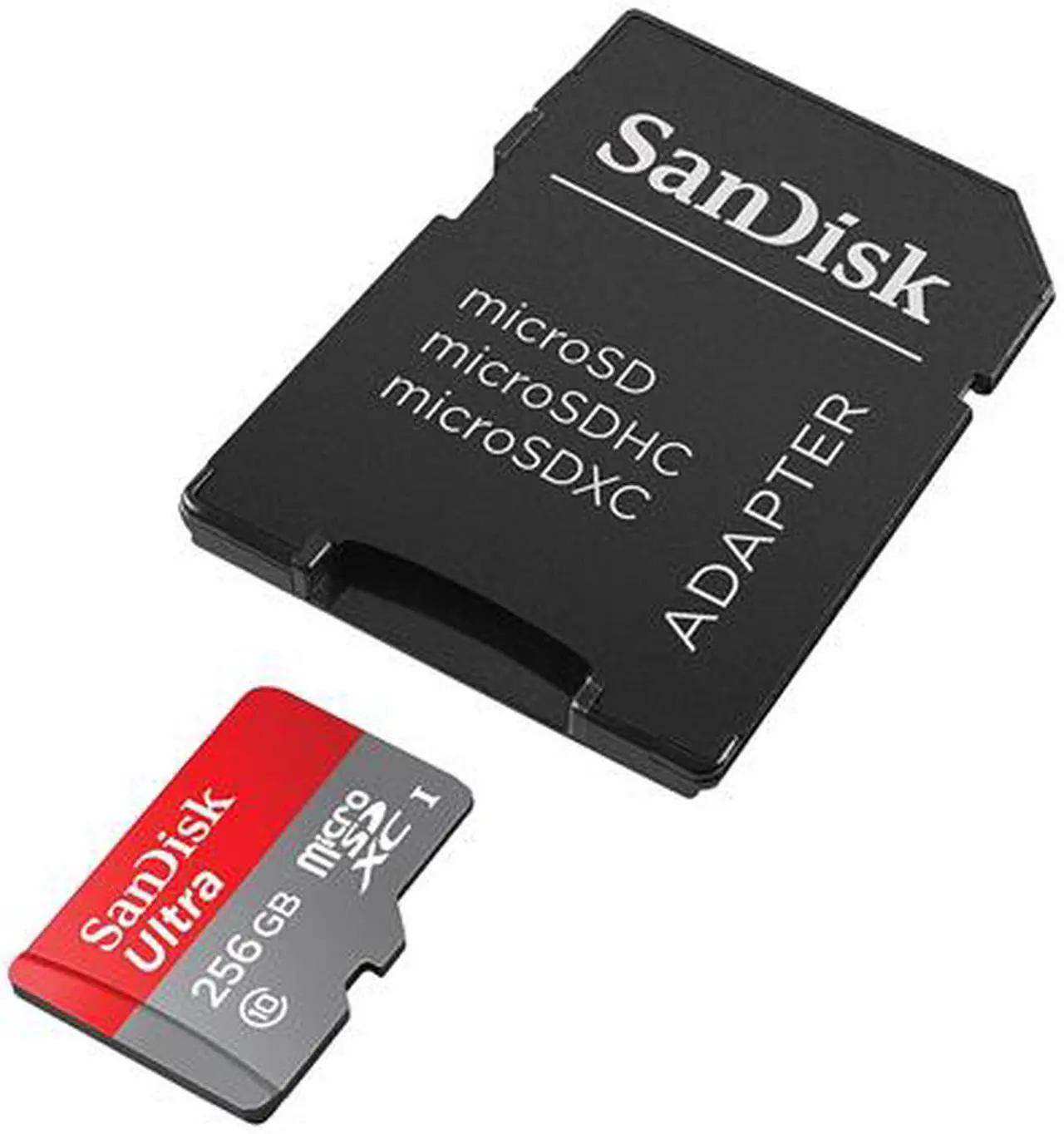 Alt view image 2 of 3 - SanDisk 256GB Ultra microSDXC UHS-I/Class 10 Memory Card with Adapter, Speed Up to 95MB/s (SDSQUNI-256G-GN6MA)