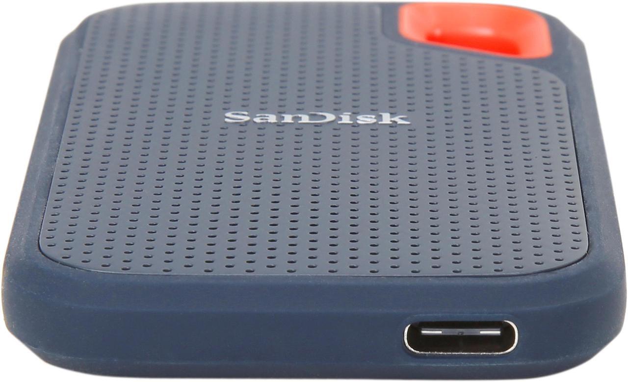 Alt view image 4 of 5 - SanDisk 500GB Extreme Portable External SSD - Up to 550 MB/s - USB-C, USB 3.1 - SDSSDE60-500G-G25