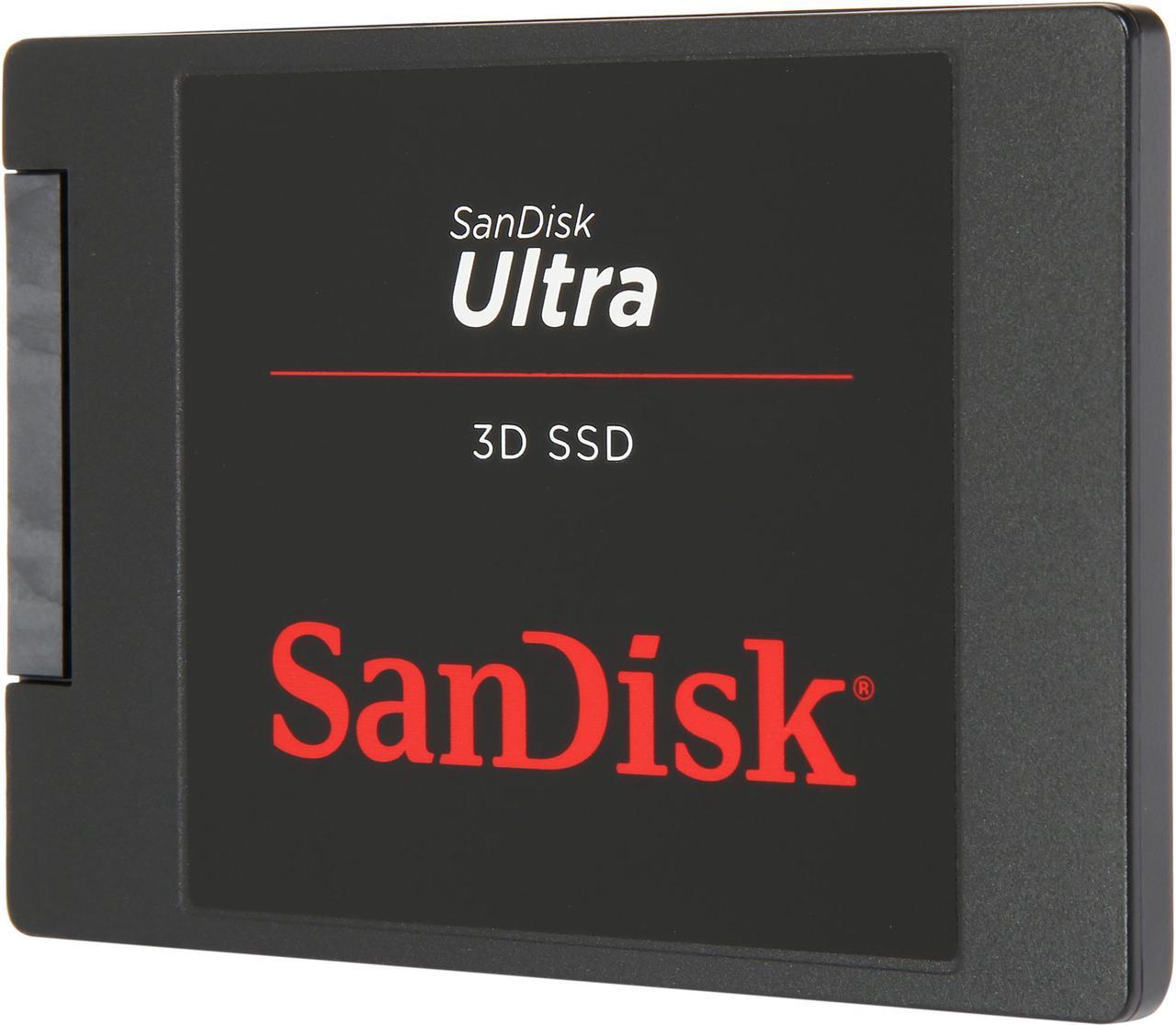 SanDisk Ultra 3D 2.5" 500GB SATA III 3D NAND Internal Solid State Drive (SSD) SDSSDH3-500G-G25