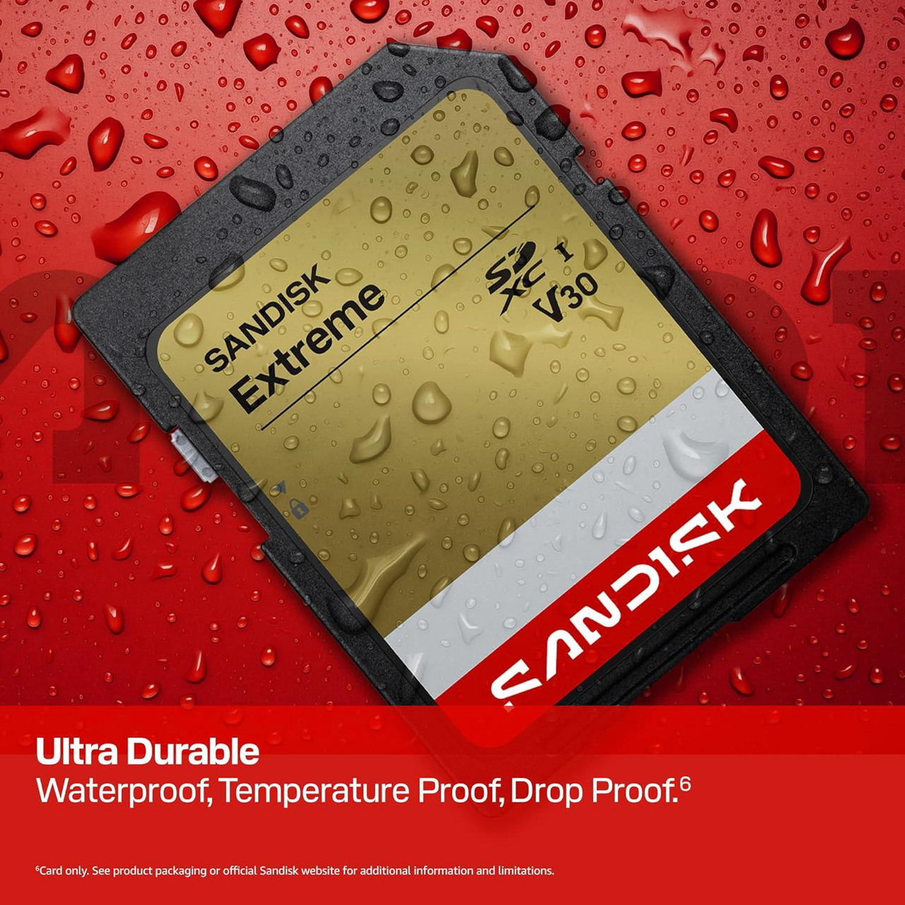 Open Box: SANDISK 128GB Extreme SD UHS-I Card - Up to 230MB/s Read Speed and 120MB/s Write Speed, 4K UHD Video, U3, V30 - SDSDXV9-128G-GUCIN - Newegg.com - Open Box condition - Image 12