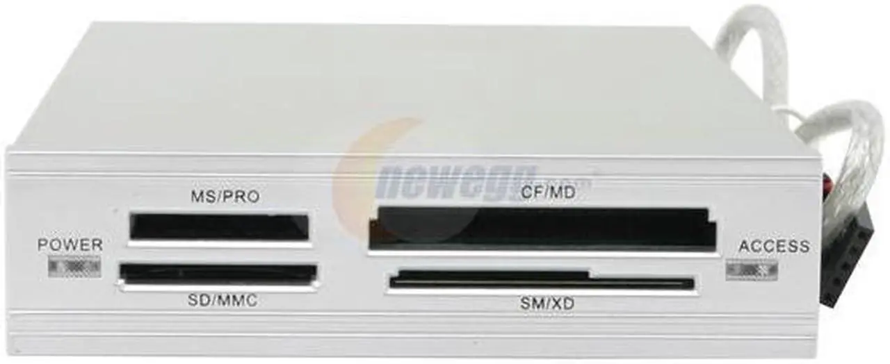 Alt view image 2 of 6 - AFT PRO-8MX 10-in-1 USB 2.0 Card Reader - OEM