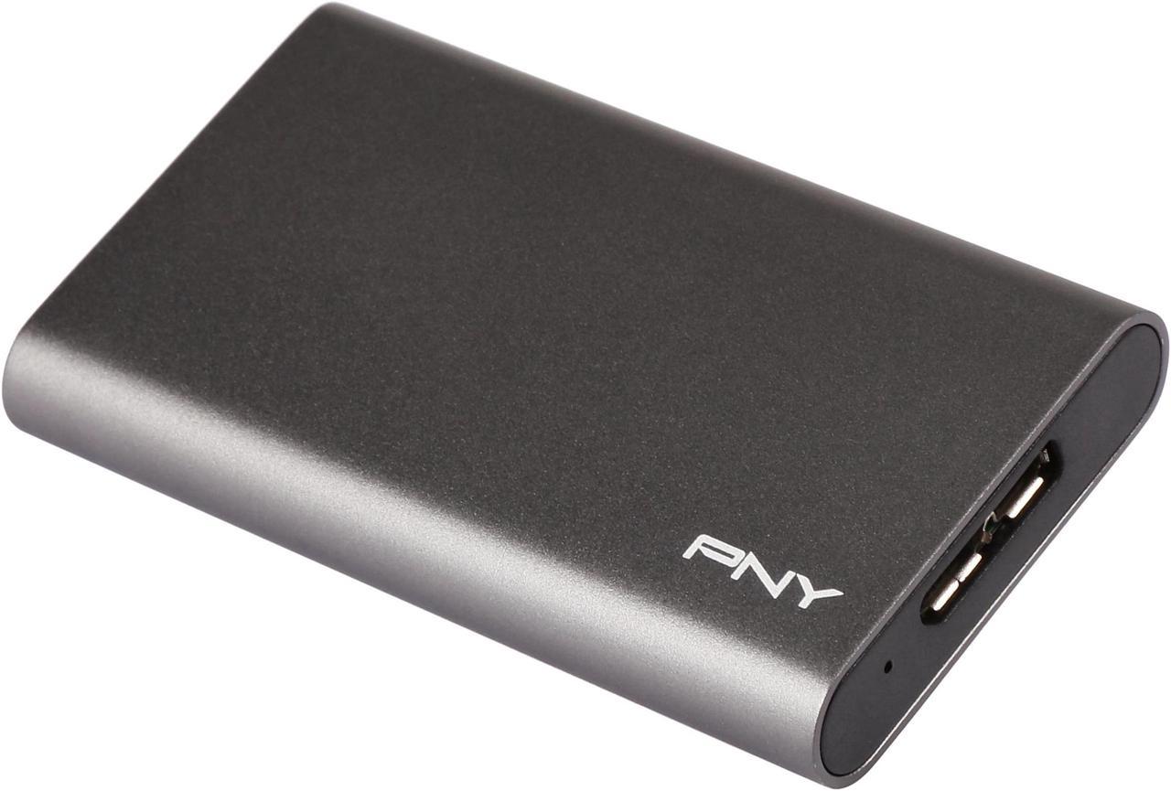 PNY ELITE 480GB USB 3.0 Portable Solid State Drive (SSD) - (PSD1CS1050-480-FFS)