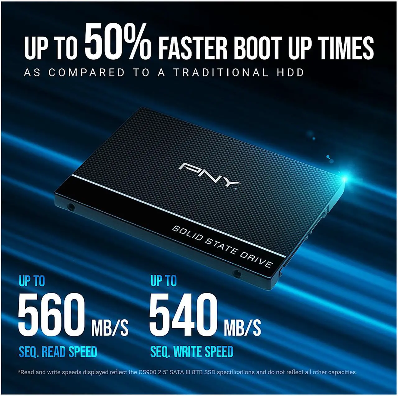 Alt view image 6 of 15 - PNY CS900 240GB 2.5" SATA III INTERNAL Solid State Drive (SSD) - SSD7CS900-240-RB