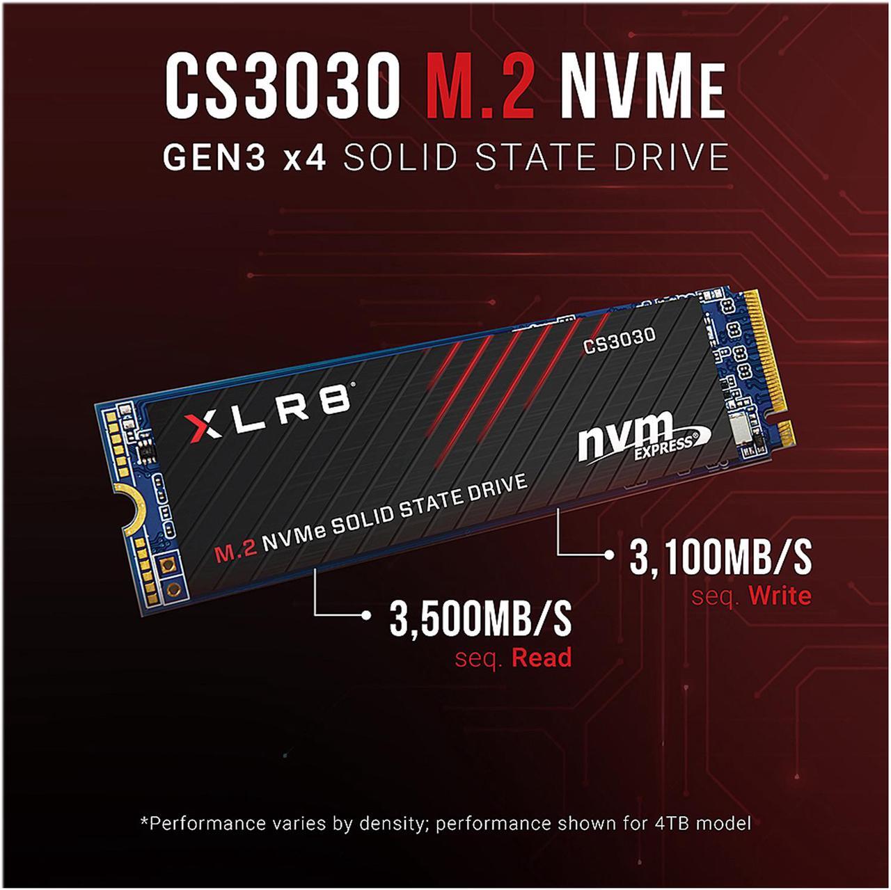 Alt view image 4 of 7 - PNY XLR8 CS3030 M.2 2280 2TB PCI-Express 3.0 x4 3D TLC Internal Solid State Drive (SSD) M280CS3030-2TB-RB