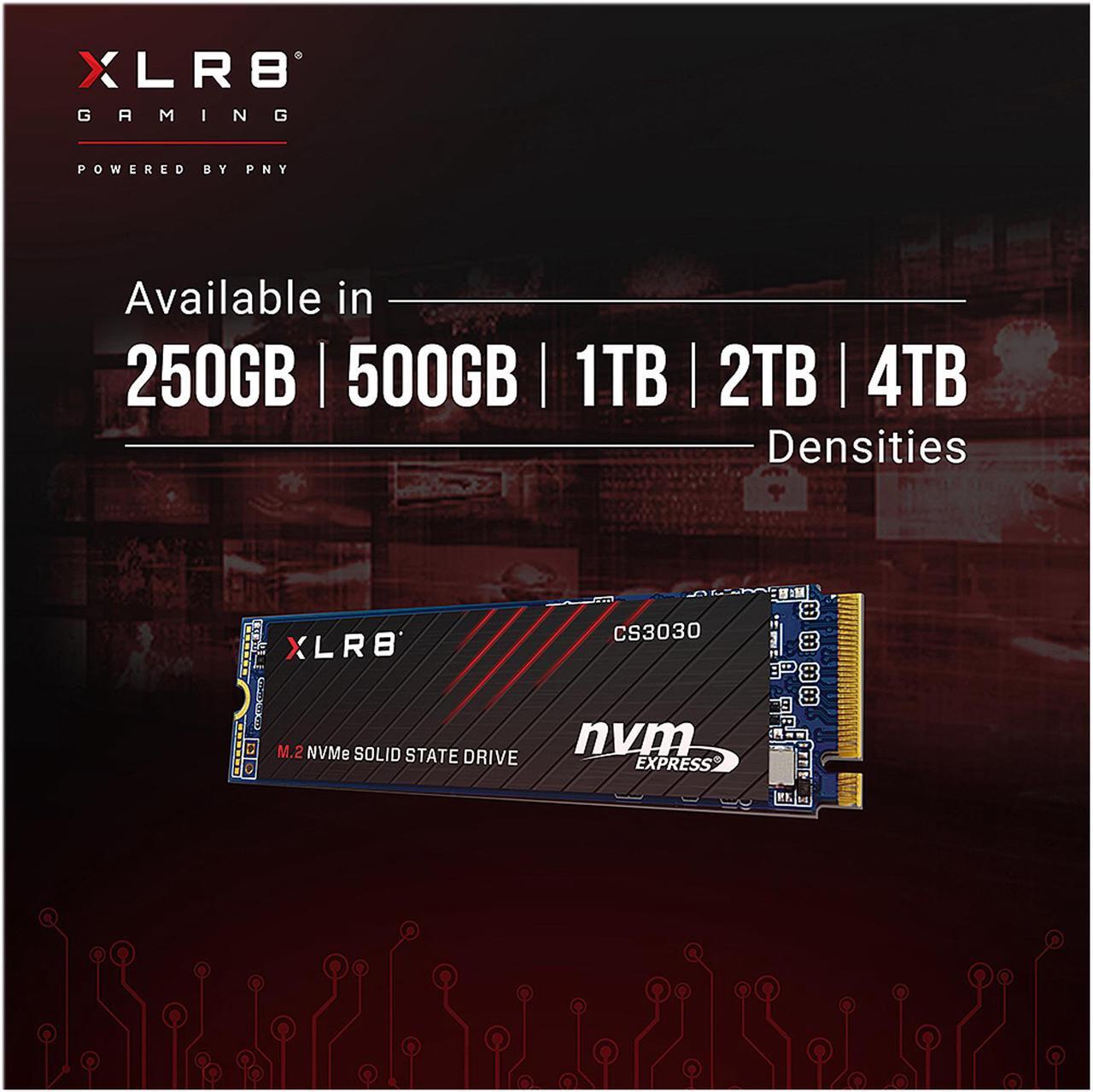 Alt view image 7 of 7 - PNY XLR8 CS3030 M.2 2280 2TB PCI-Express 3.0 x4 3D TLC Internal Solid State Drive (SSD) M280CS3030-2TB-RB