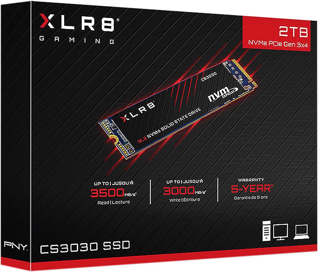 Alt view image 8 of 7 - PNY XLR8 CS3030 M.2 2280 2TB PCI-Express 3.0 x4 3D TLC Internal Solid State Drive (SSD) M280CS3030-2TB-RB