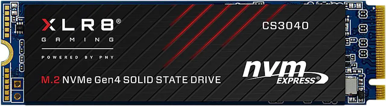 Main image of PNY XLR8 CS3040 1TB M.2 NVMe Gen4 x4 Internal Solid State Drive (SSD) - M280CS3040-1TB-RB