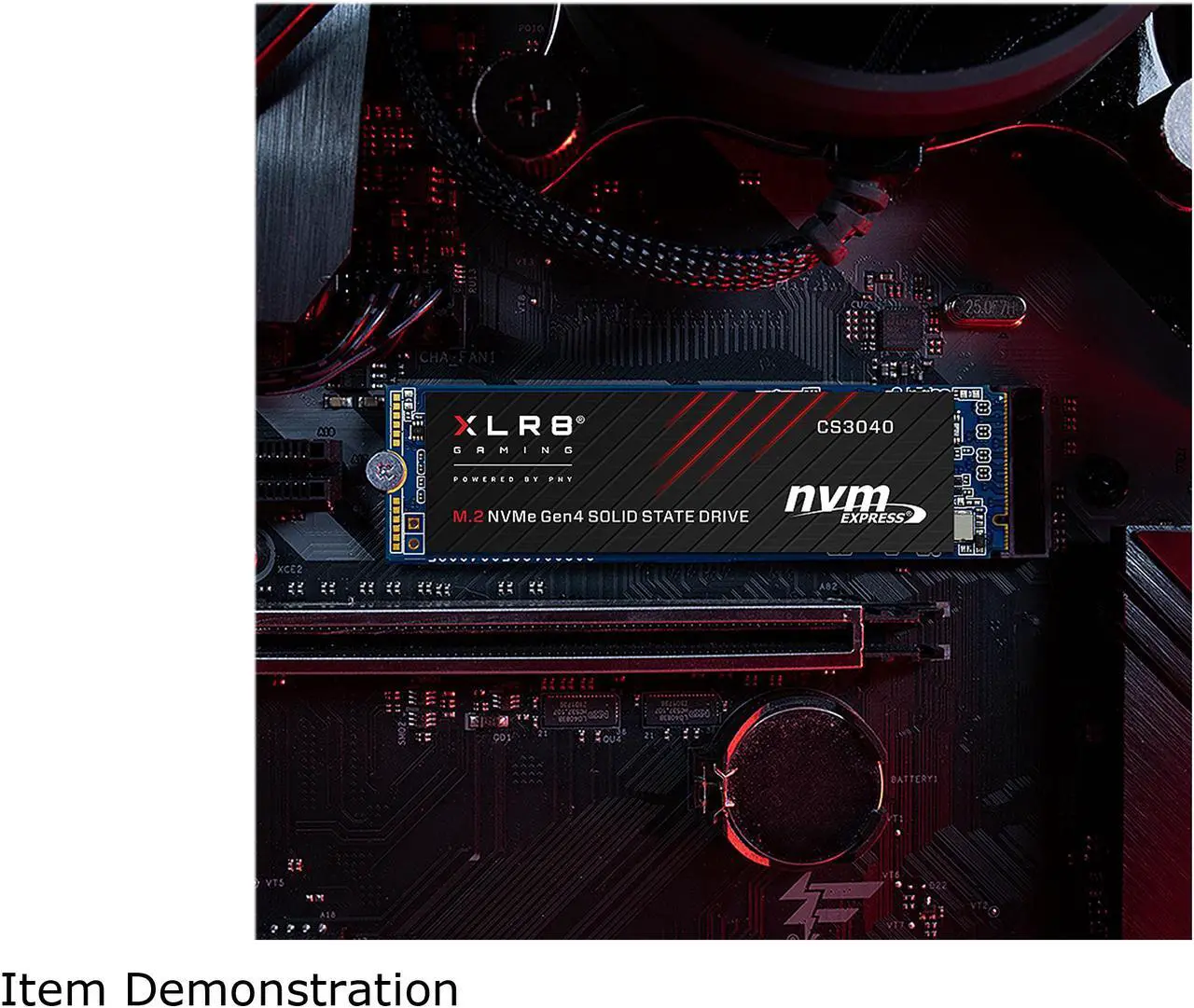 Alt view image 8 of 8 - PNY XLR8 CS3040 1TB M.2 NVMe Gen4 x4 Internal Solid State Drive (SSD) - M280CS3040-1TB-RB