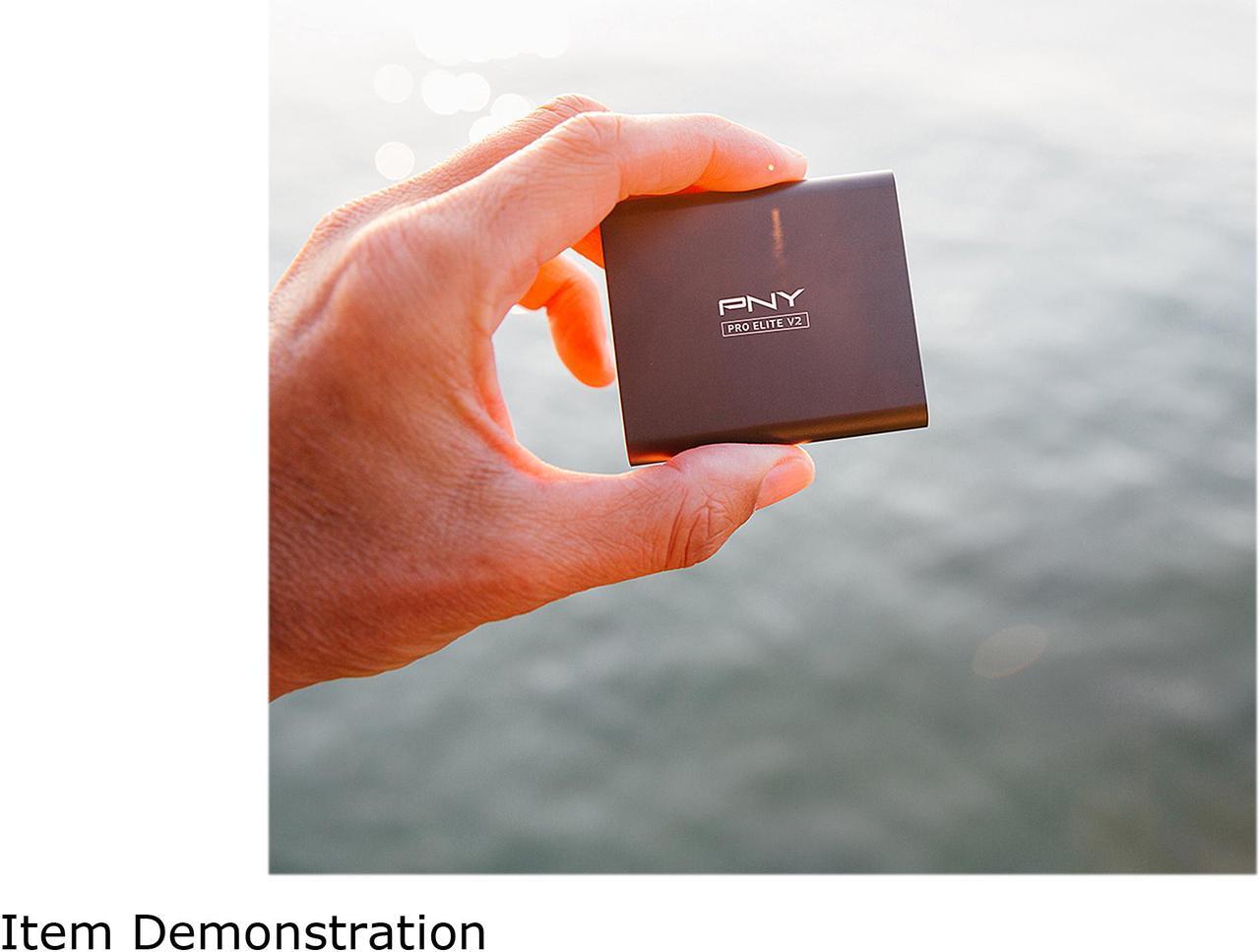 Alt view image 8 of 9 - PNY Pro Elite V2 1TB USB 3.2 Gen 2x1 Type-C Portable Solid State Drive (SSD)