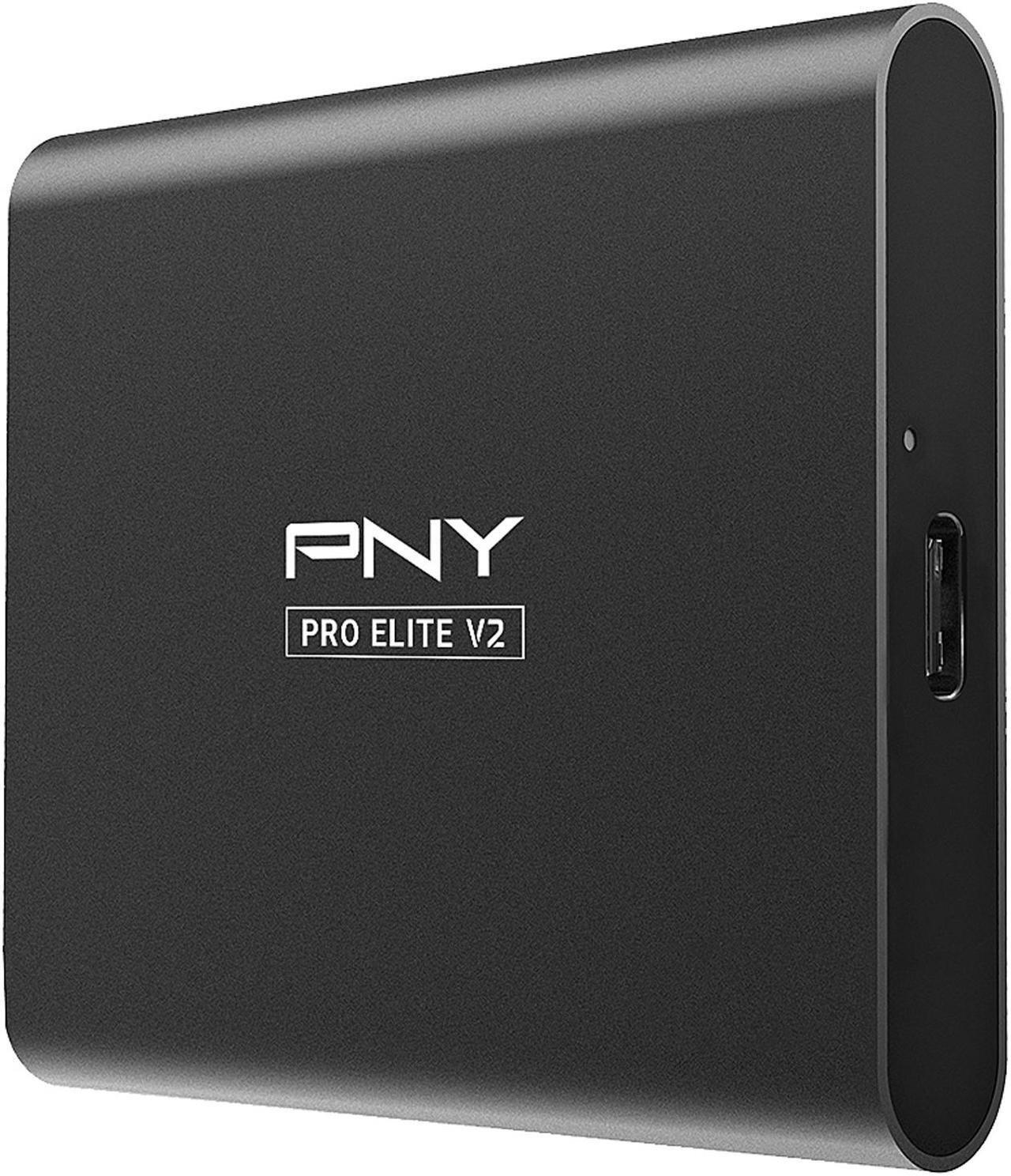 Alt view image 2 of 9 - PNY Pro Elite V2 1TB USB 3.2 Gen 2x1 Type-C Portable Solid State Drive (SSD)