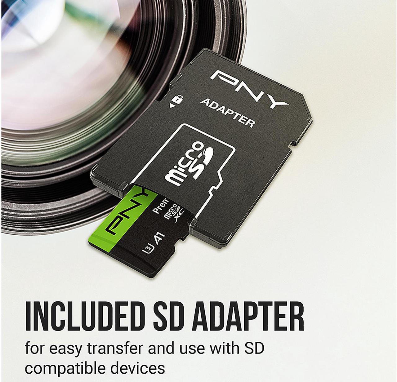 Alt view image 5 of 7 - PNY Premier 128GB microSDXC Flash Card Model P-SDU128V31100PX-GE