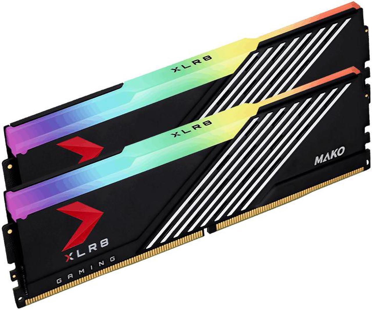 Alt view image 3 of 6 - PNY XLR8 MAKO RGB DDR5 6000MHz 16GB/32GB(16Gx2) desktop computer memory/Desktop Computer Accessories