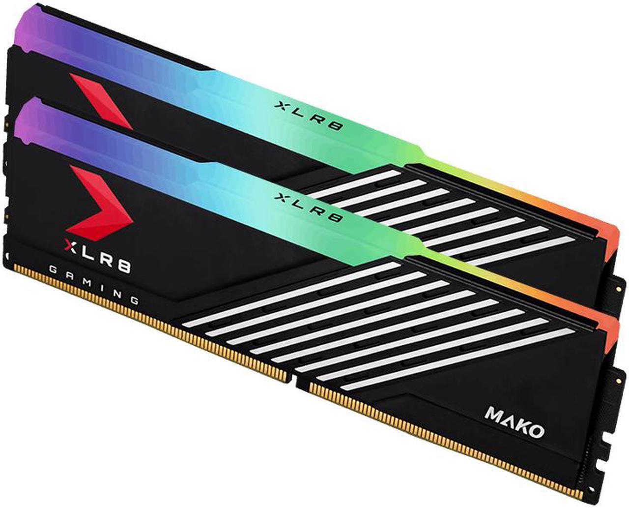 Alt view image 2 of 6 - PNY XLR8 MAKO RGB DDR5 6000MHz 16GB/32GB(16Gx2) desktop computer memory/Desktop Computer Accessories