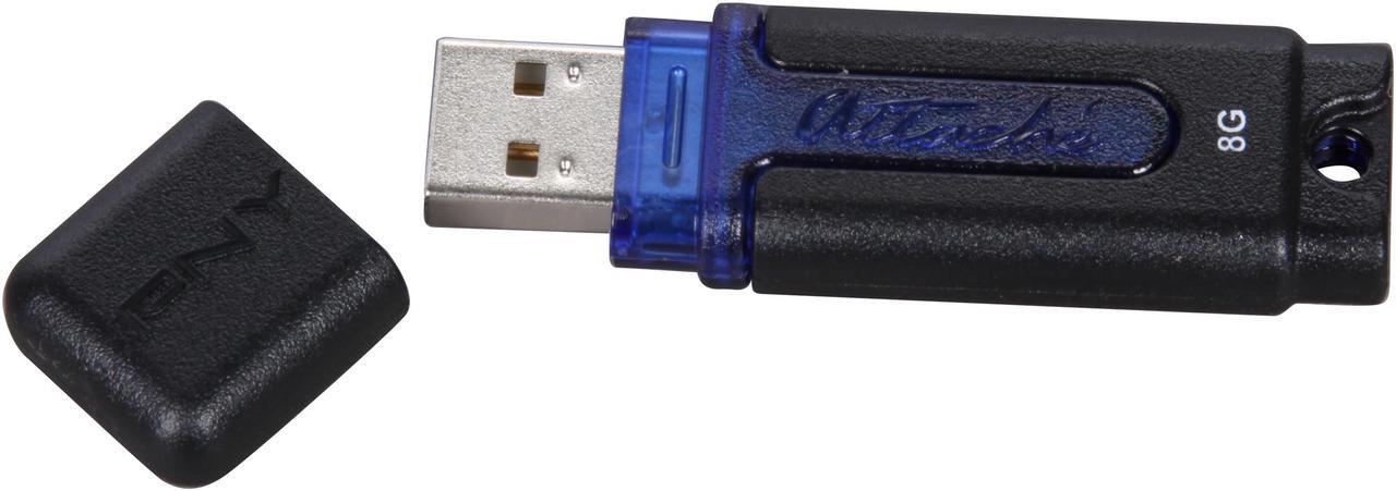 Alt view image 4 of 5 - PNY Attaché 8GB Flash Drive (USB2.0 Portable) P-FD8GBATT2-EF