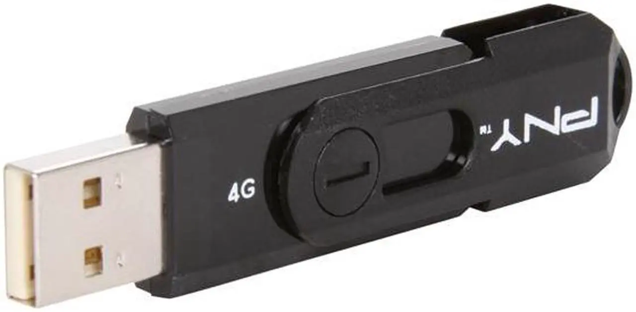 Alt view image 2 of 4 - PNY Mini Attaché 4GB USB 2.0 Flash Drive P-FD4GB/MINI-EF