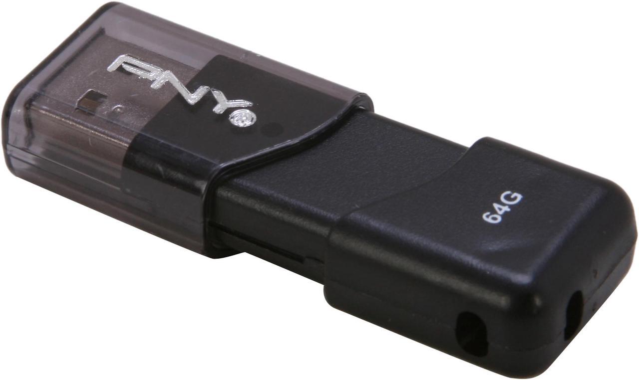 PNY 64GB USB 2.0 Flash Drive Model P-FD64GATT03-EF