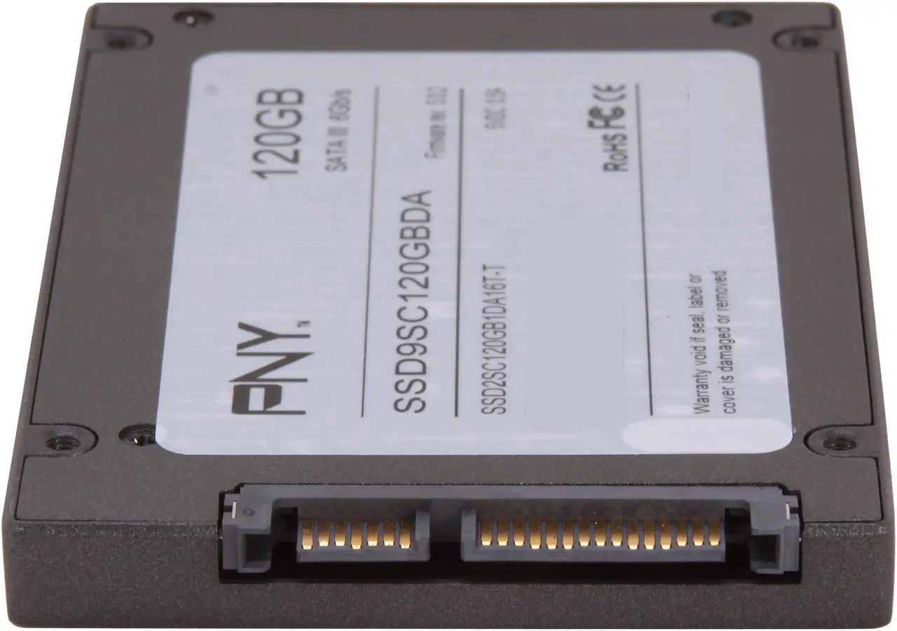 Alt view image 3 of 6 - PNY XLR8 2.5" 120GB SATA III Internal Solid State Drive (SSD) SSD9SC120GMDF-RB
