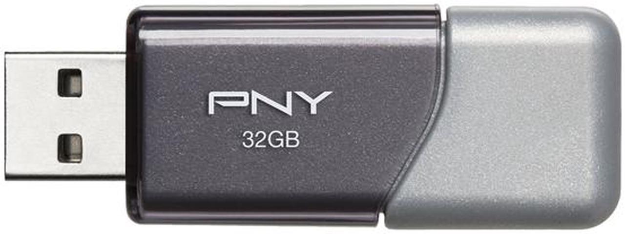 Alt view image 2 of 4 - PNY 32GB Elite Turbo Attache 3 USB 3.0 Flash Drive (P-FD32GTBOP-GE)