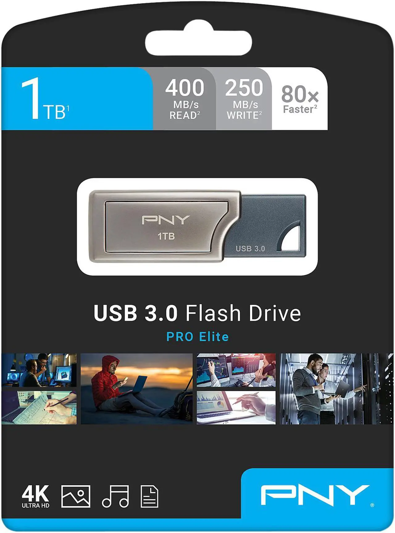 Alt view image 5 of 6 - PNY Pro Elite 1TB USB 3.0 Premium Flash Drive - Read Speeds up to 400MB/sec (P-FD1TBPRO-GE)