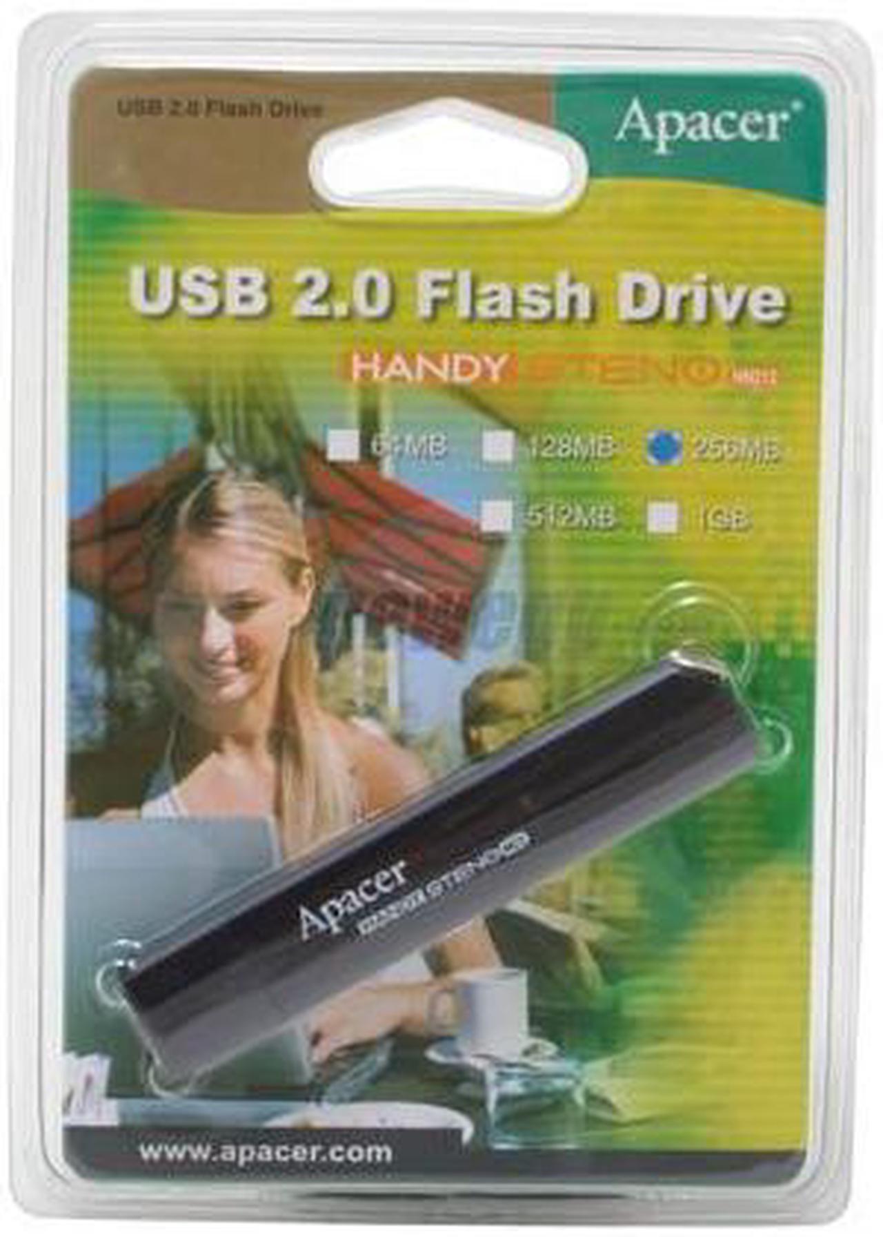 Main image of Apacer Handy Steno HN212 256MB Flash Drive (USB2.0 Portable) AP-HNC256P02/G