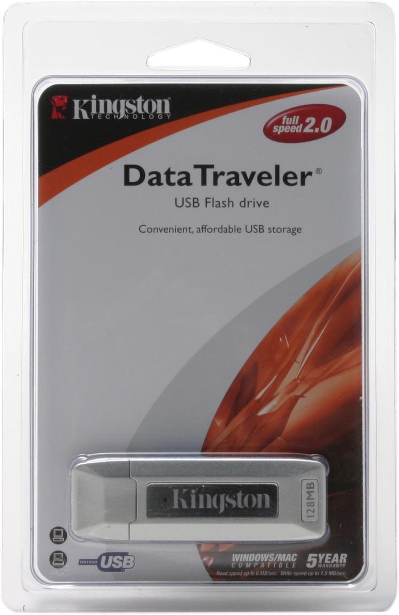 Alt view image 2 of 2 - Kingston DataTraveler 128MB Flash Drive (USB2.0 Portable) KUSBDTI/128