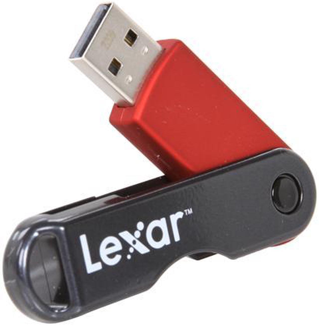 Main image of Lexar JumpDrive TwistTurn 4GB USB 2.0 Flash Drive LJDTT4GBASBNA