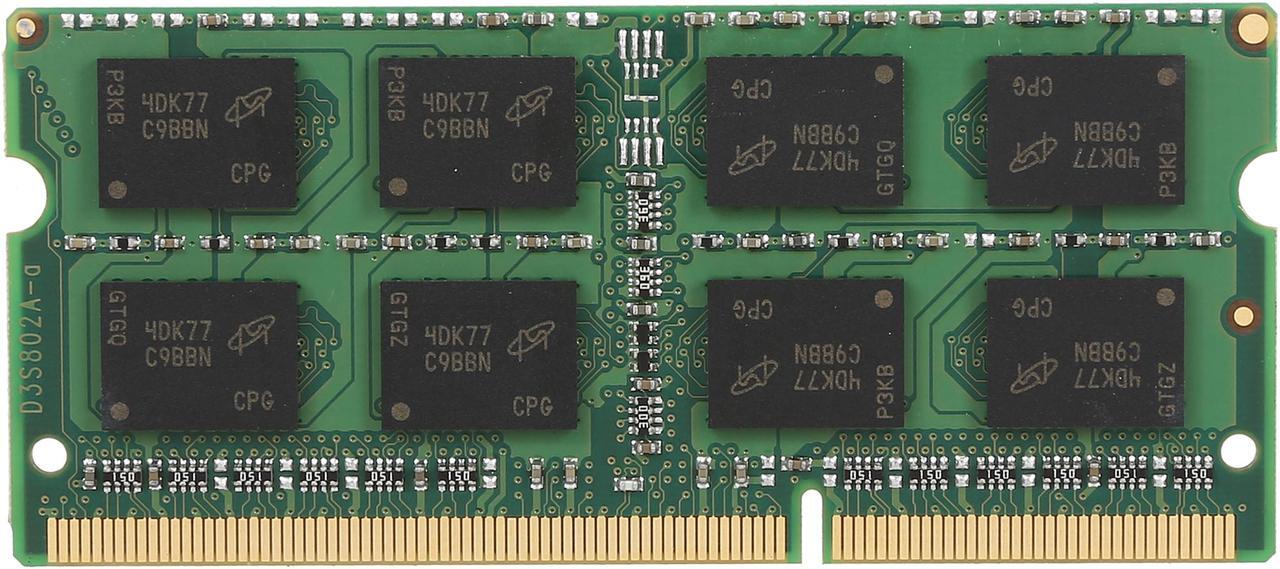 Alt view image 2 of 3 - Crucial 4GB 204-Pin DDR3 SO-DIMM DDR3L 1600 (PC3L 12800) Laptop Memory Model CT51264BF160B