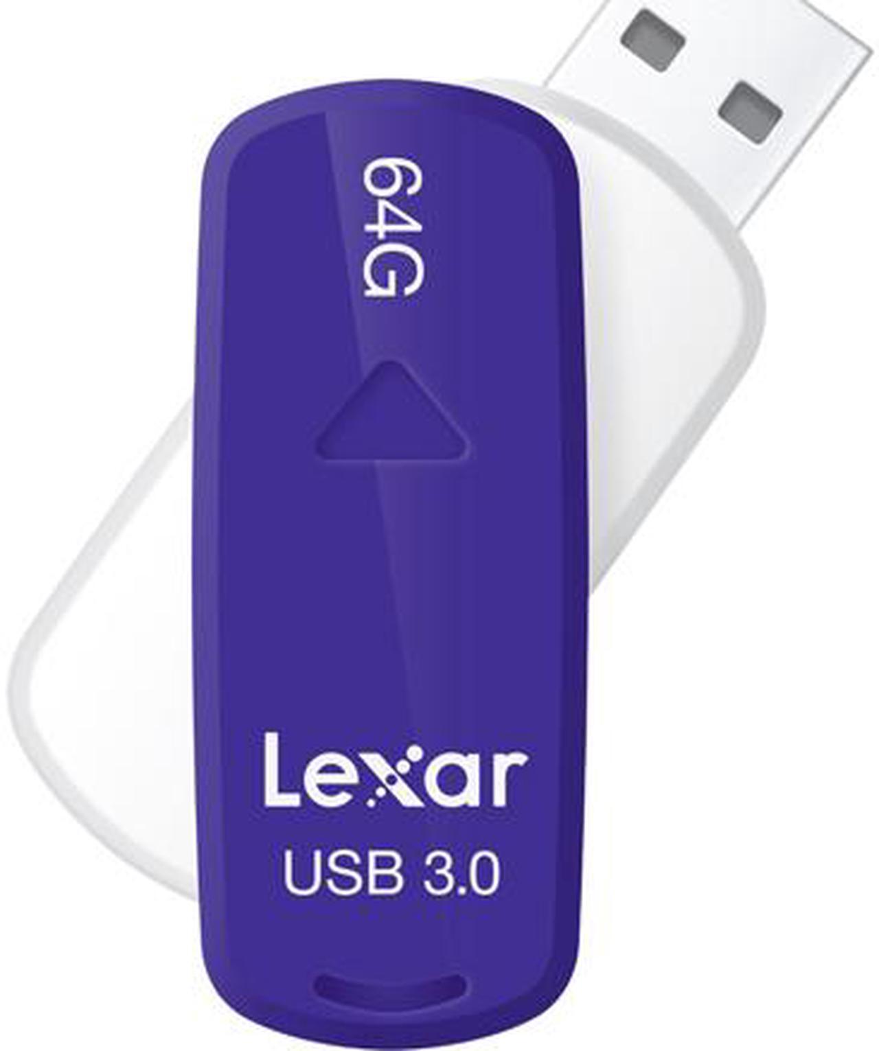 Main image of Lexar JumpDrive LJDS33-64GASBNA 64 GB USB 3.0 Flash Drive - Purple
