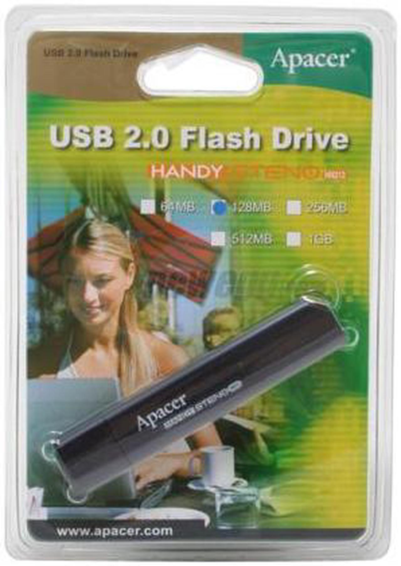 Main image of Apacer Handy Steno HN 212 128MB Flash Drive (USB2.0 Portable) AP-HNC128P02/G