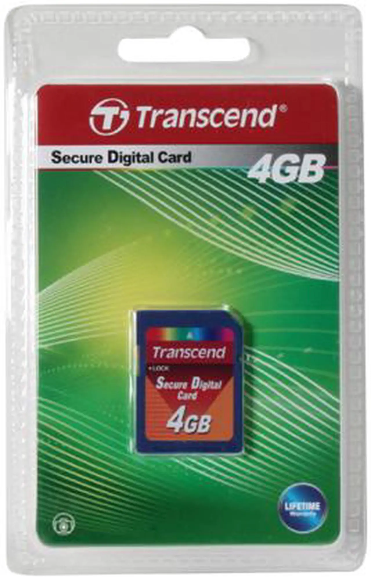 Main image of Transcend 4GB Secure Digital (SD) Flash Card Model TS4GSDC