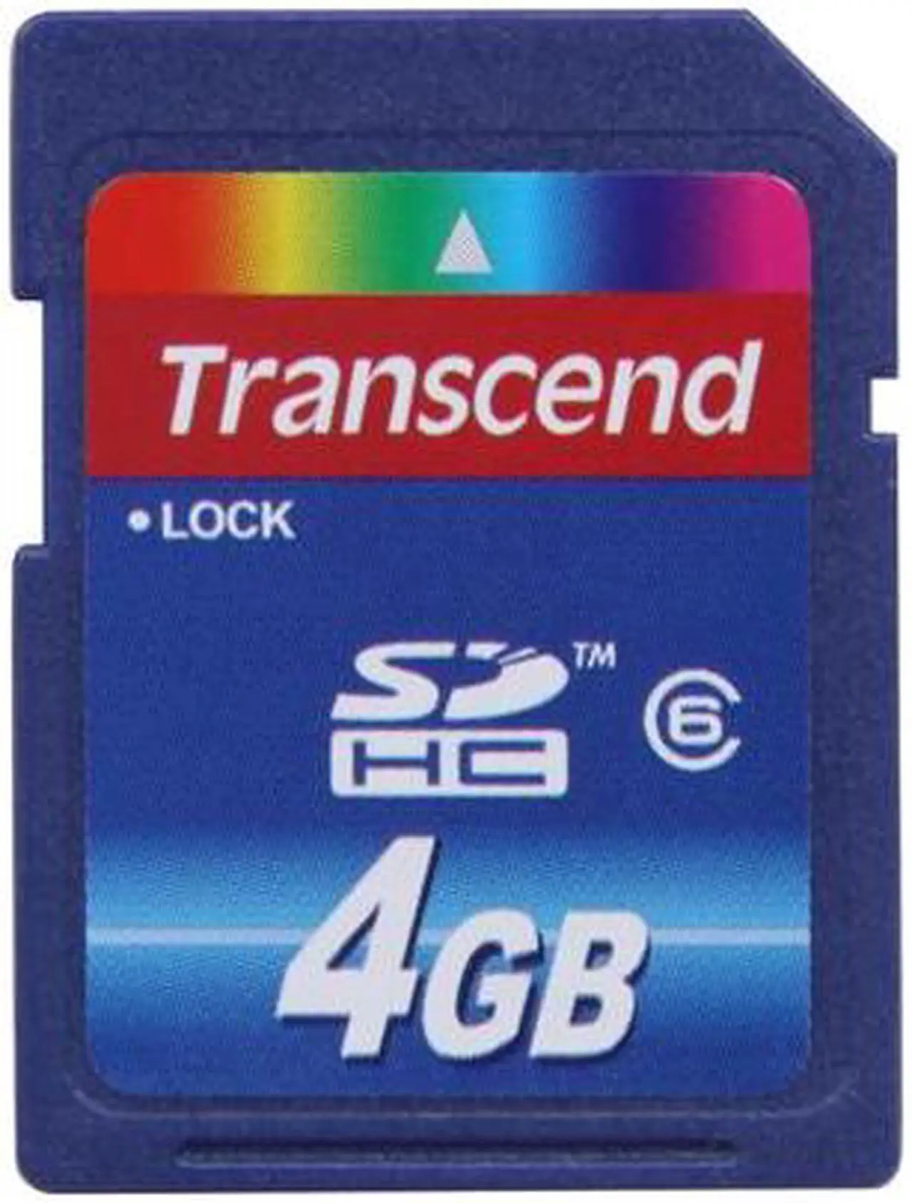 Main image of Transcend 4GB Secure Digital high-Capacity(SDHC) Class 6 Flash card Model TS4GSDHC6