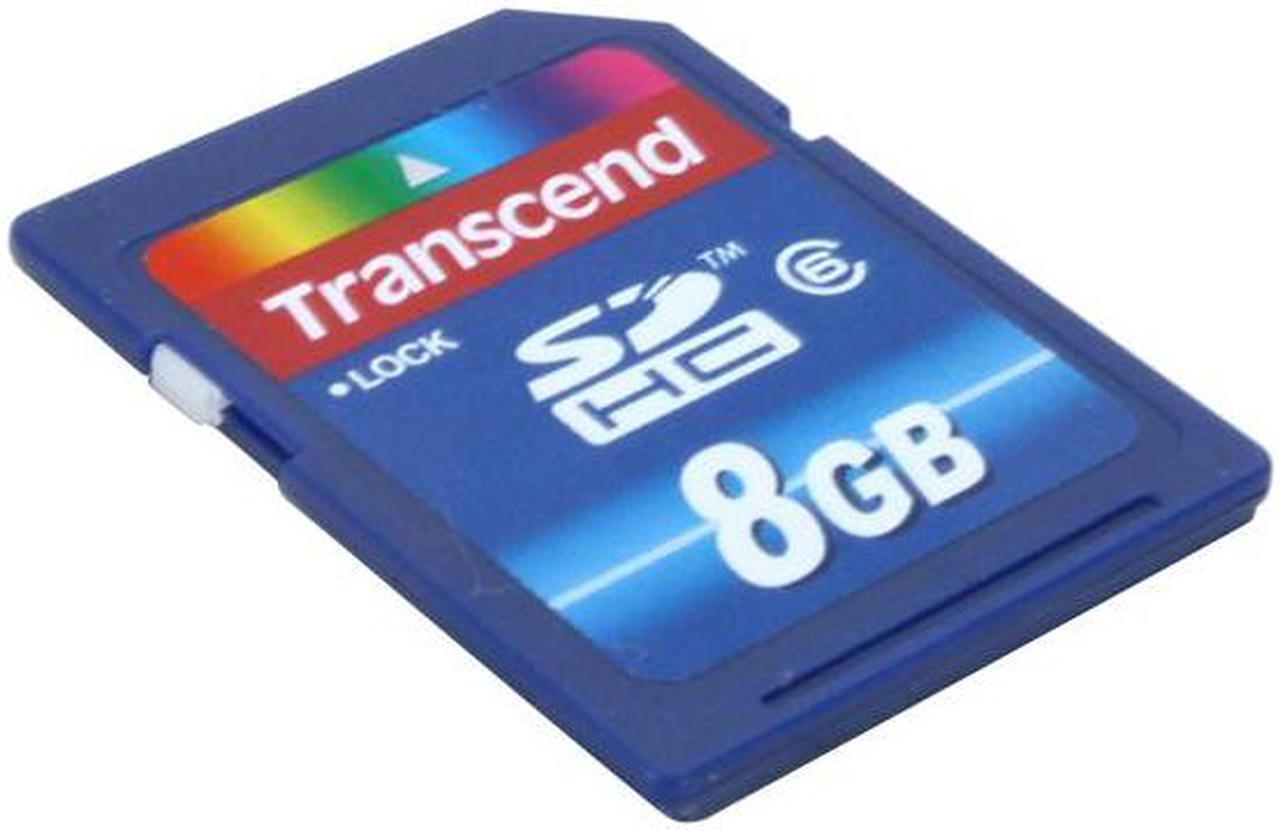Alt view image 2 of 5 - Transcend 8GB Secure Digital High-Capacity (SDHC) Flash Card Model TS8GSDHC6