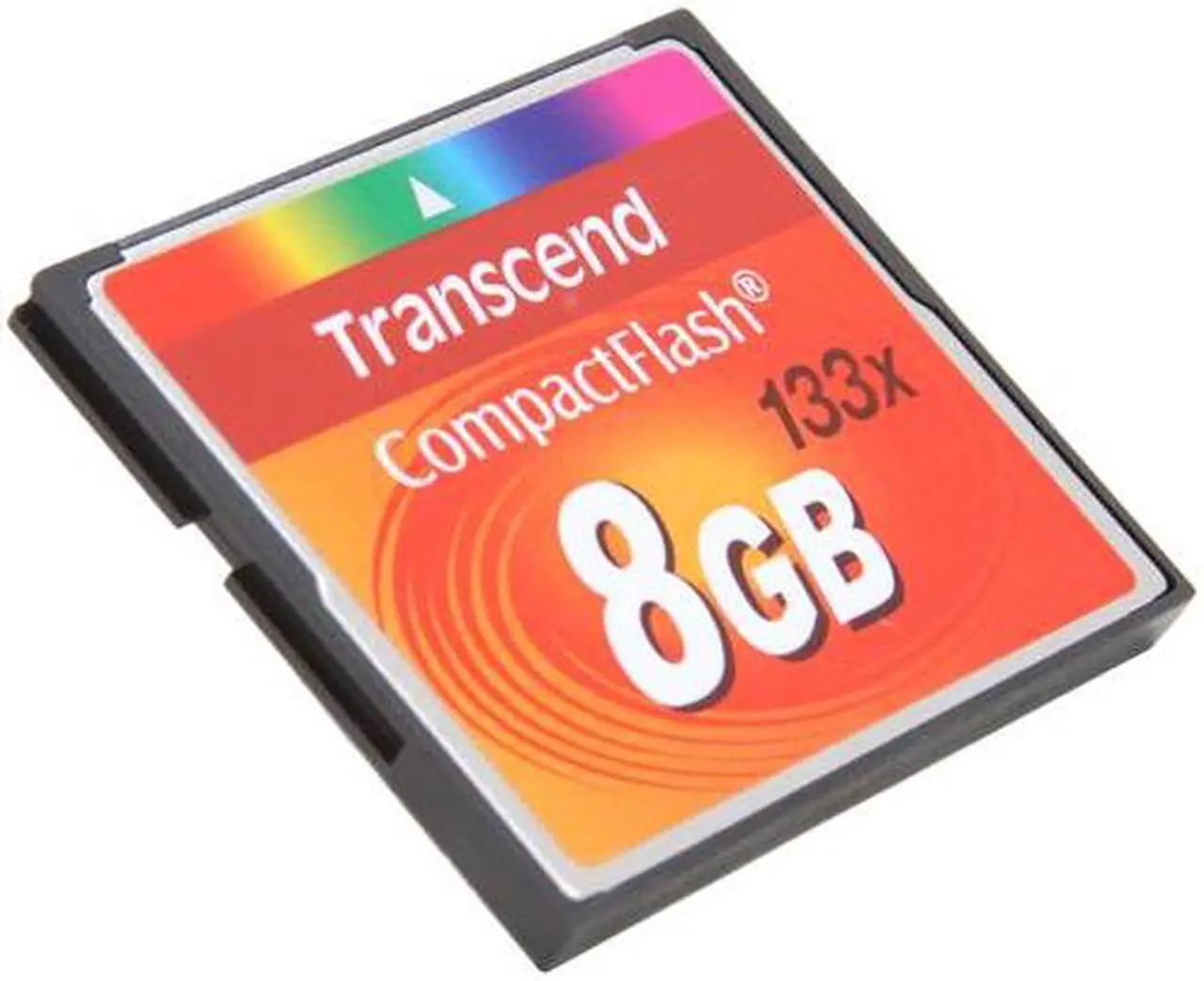Alt view image 2 of 6 - Transcend 8GB Compact Flash (CF) Flash Card Model TS8GCF133