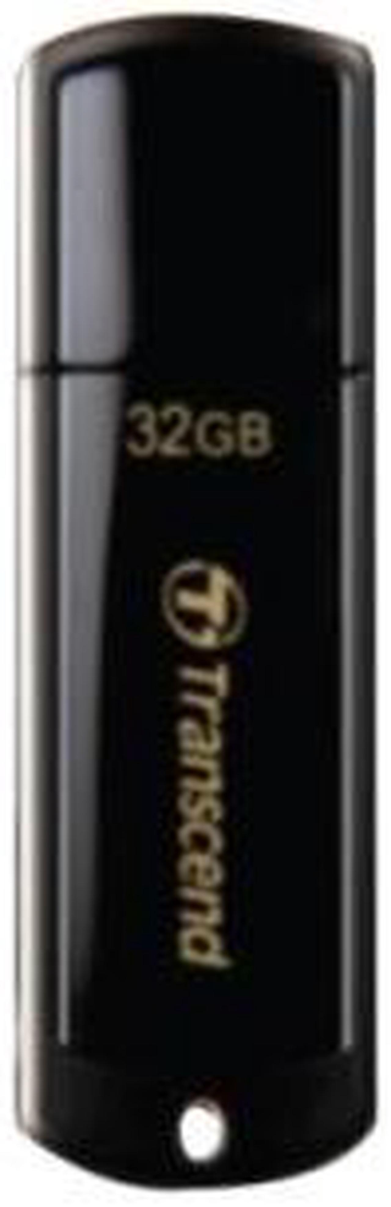 Transcend JetFlash 350 32 GB USB 2.0 Flash Drive - Black