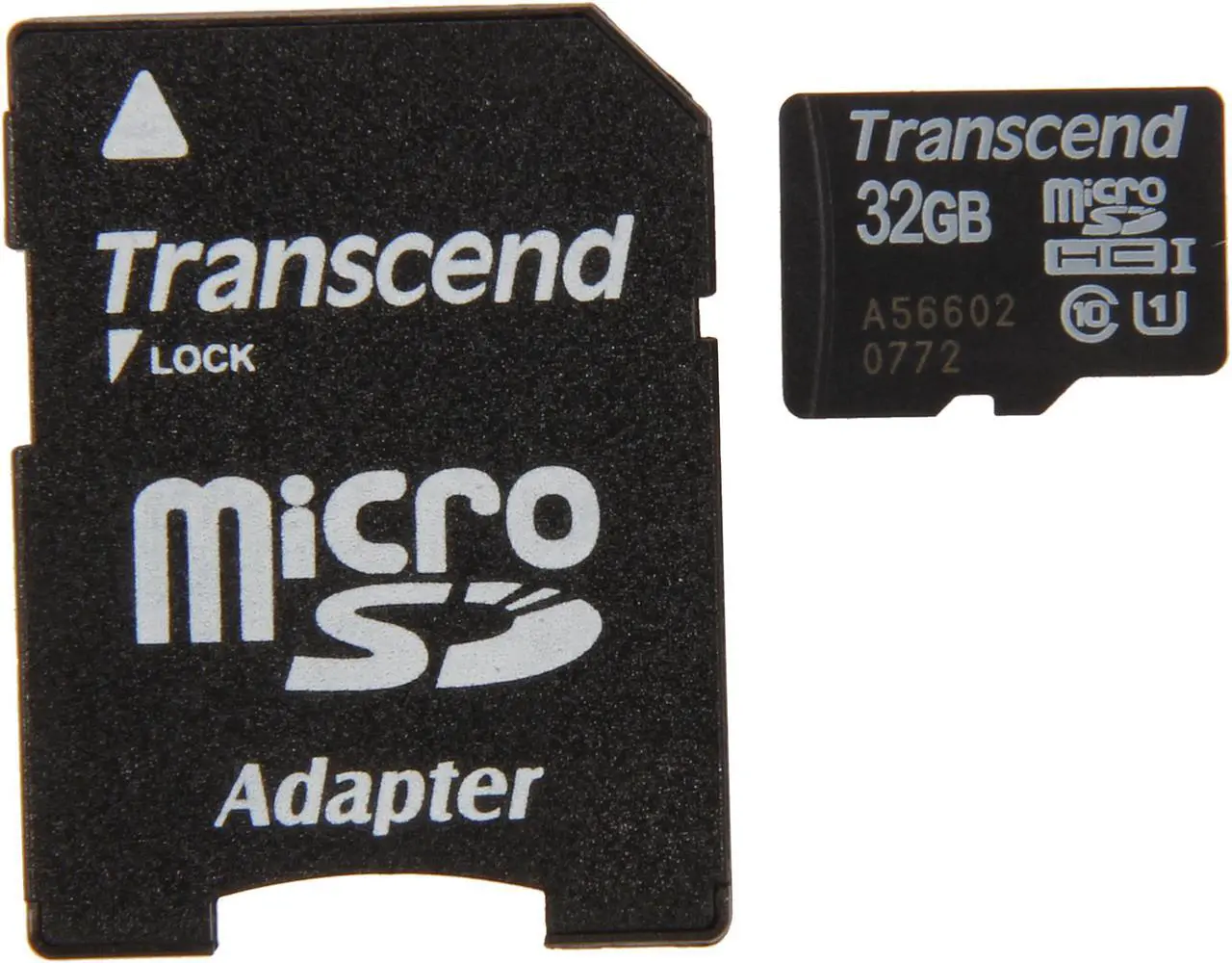 Alt view image 2 of 6 - Transcend 32GB microSDHC Flash Card with Adapter Model TS32GUSDU1