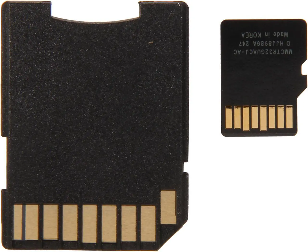 Alt view image 3 of 6 - Transcend 32GB microSDHC Flash Card with Adapter Model TS32GUSDU1