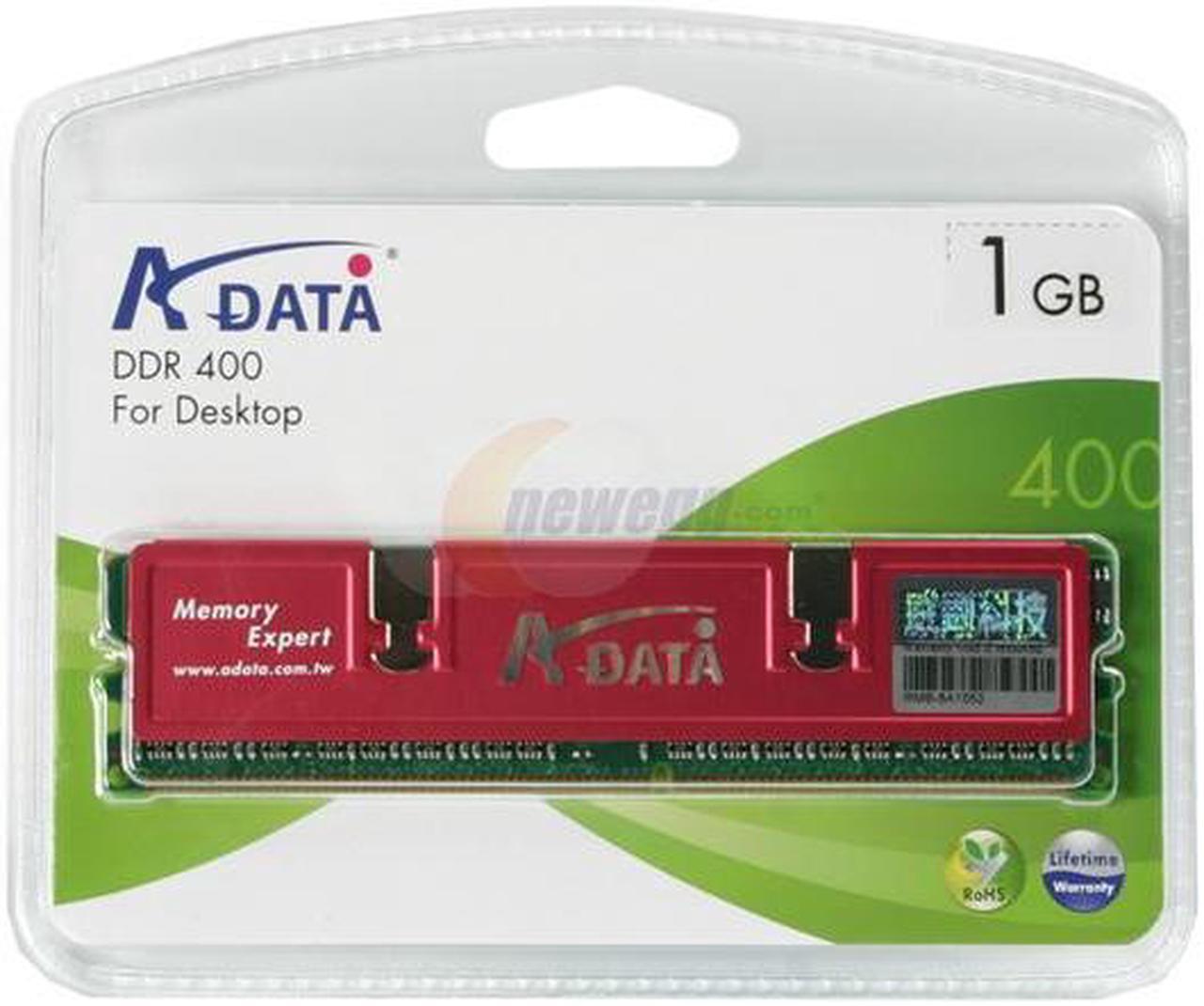 Alt view image 2 of 2 - ADATA 1GB DDR 400 (PC 3200) Desktop Memory Model ADBGC1A16