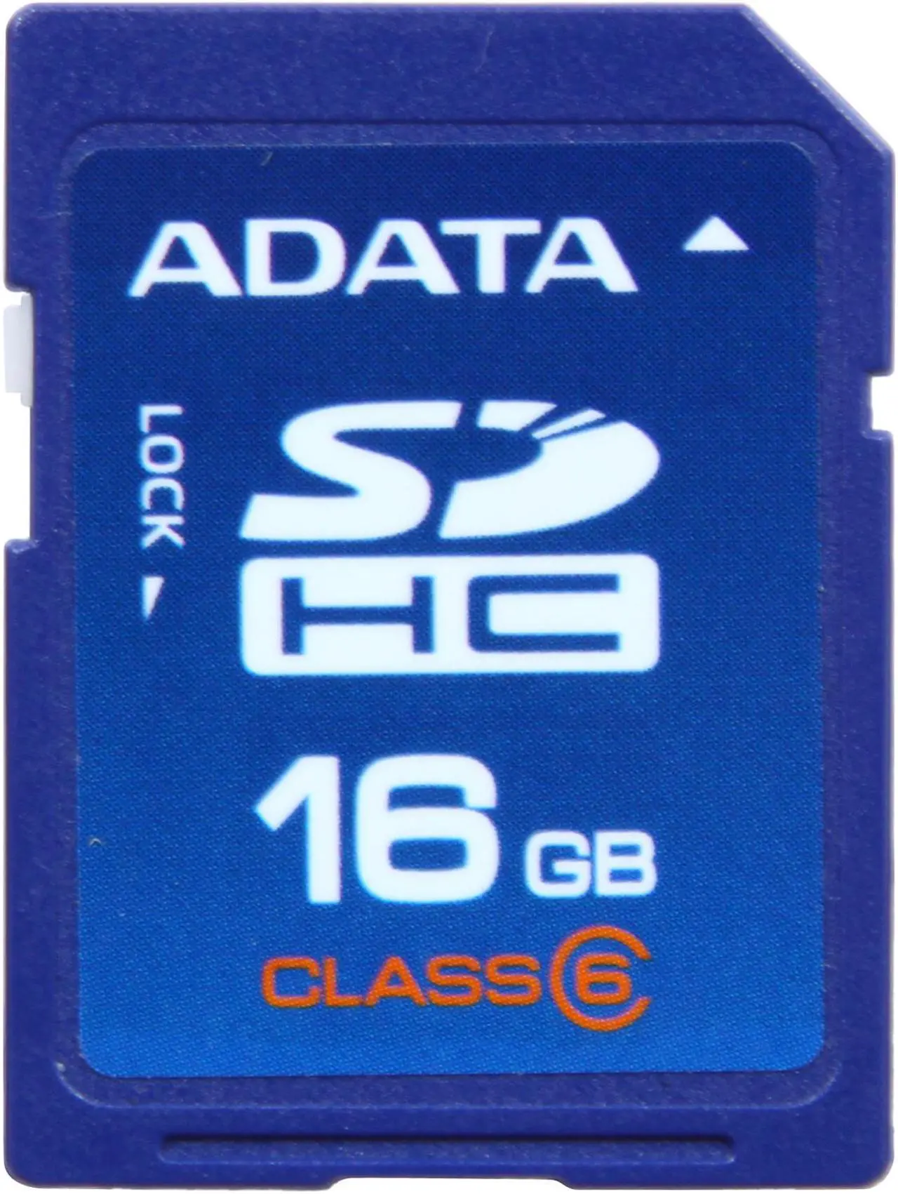 Main image of ADATA 16GB Class 6 Secure Digital High-Capacity (SDHC) Flash Card Model TurboSD SDHC 16G