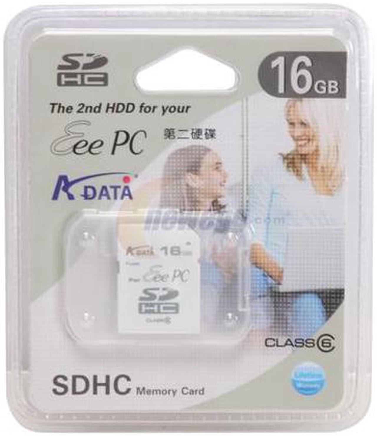 ADATA 16GB Secure Digital High-Capacity (SDHC) Flash Card Eee PC Edition Model TURBO SDHC 16G EeePC