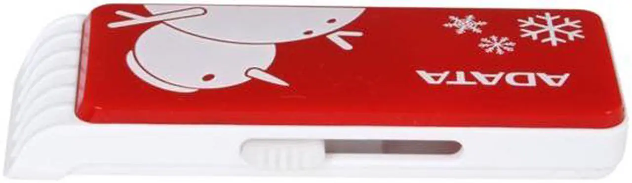 Alt view image 4 of 6 - ADATA C802 Xmas 4GB USB 2.0 Flash Drive (Snowman Edition) AC802-4G-CRS