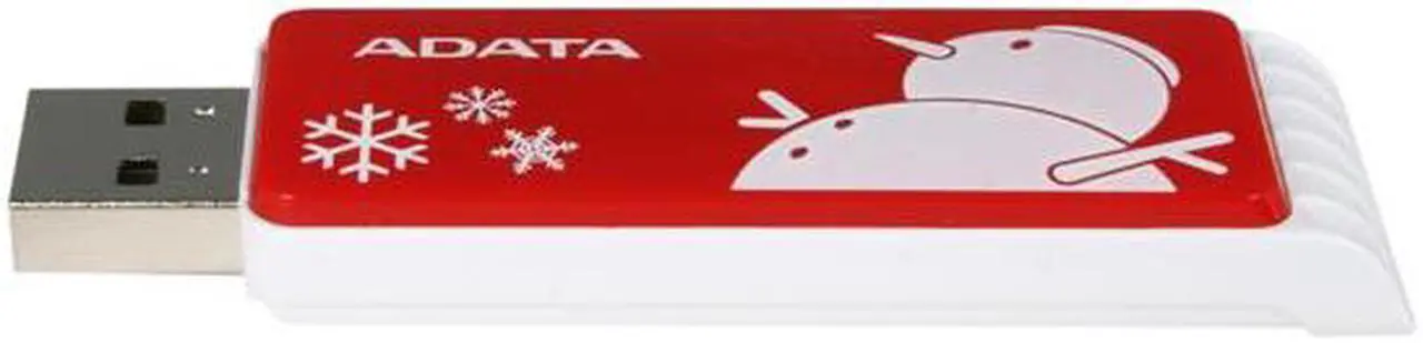Alt view image 5 of 6 - ADATA C802 Xmas 4GB USB 2.0 Flash Drive (Snowman Edition) AC802-4G-CRS