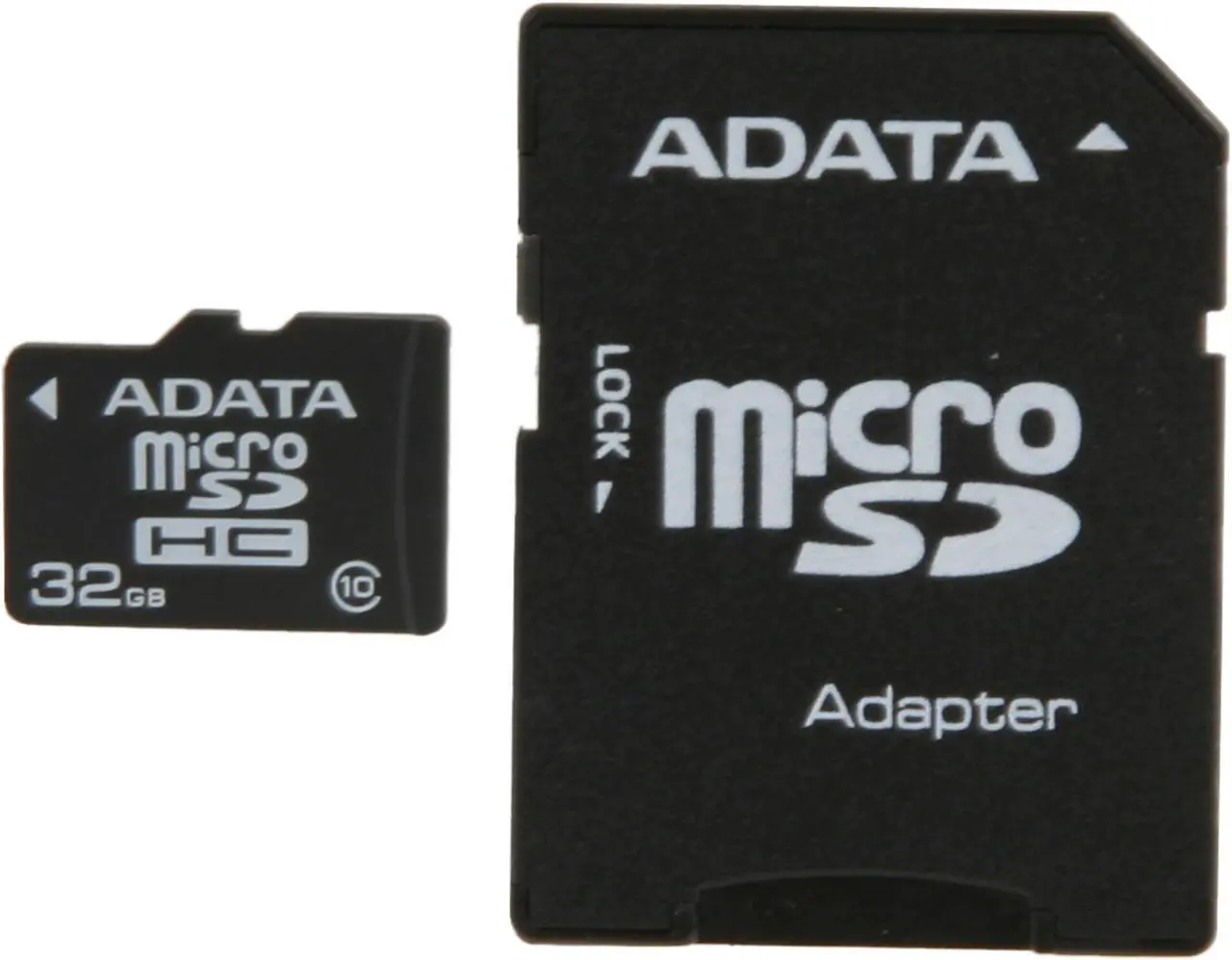 Main image of ADATA 32GB microSDHC Flash Card with Adapter Model AUSDH32GCL10-RA1