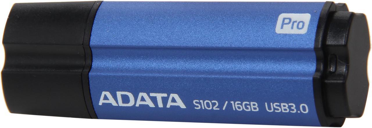 Main image of ADATA 16GB S102 Pro Advanced USB 3.0 Flash Drive, Speed Up to 100MB/s (AS102P-16G-RBL)