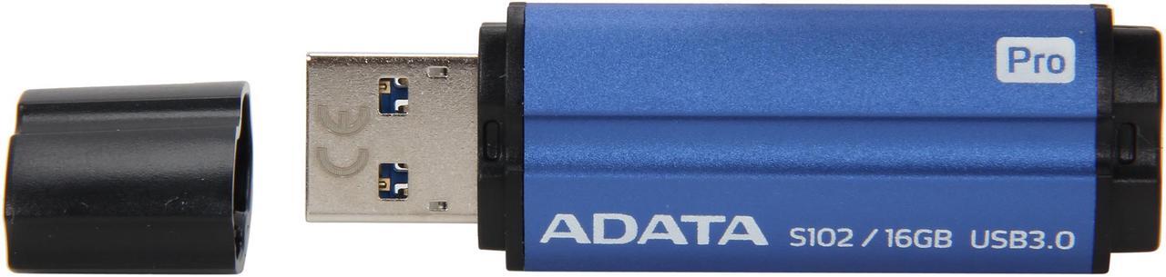 Alt view image 2 of 5 - ADATA 16GB S102 Pro Advanced USB 3.0 Flash Drive, Speed Up to 100MB/s (AS102P-16G-RBL)