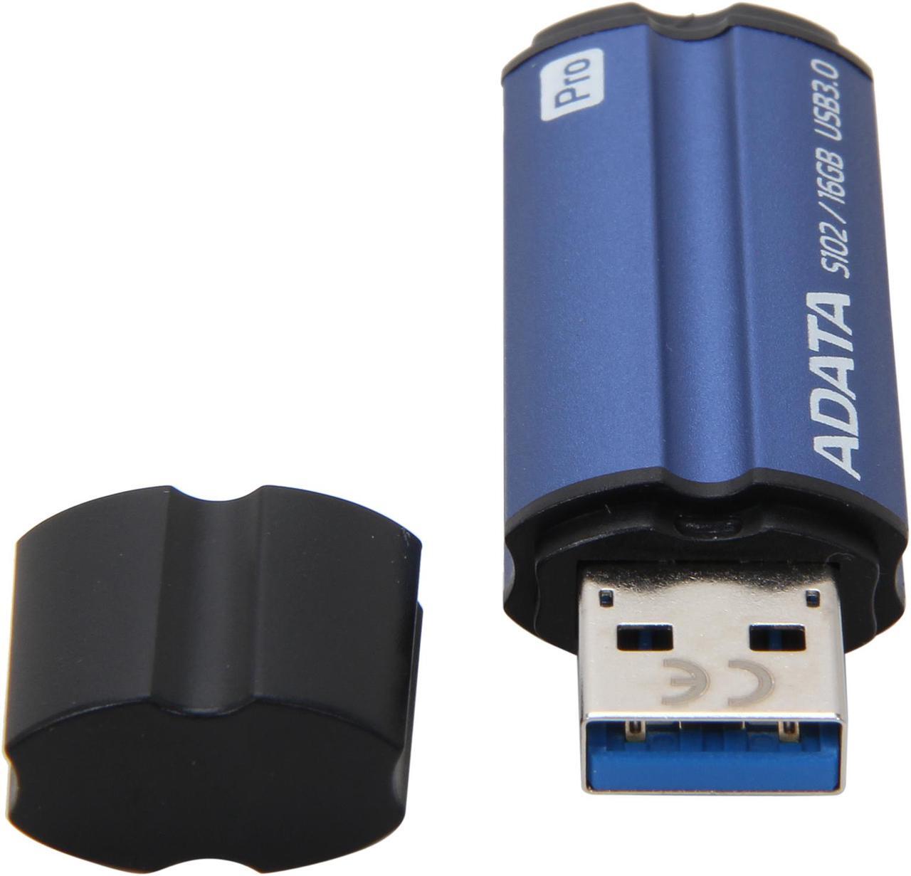 Alt view image 3 of 5 - ADATA 16GB S102 Pro Advanced USB 3.0 Flash Drive, Speed Up to 100MB/s (AS102P-16G-RBL)