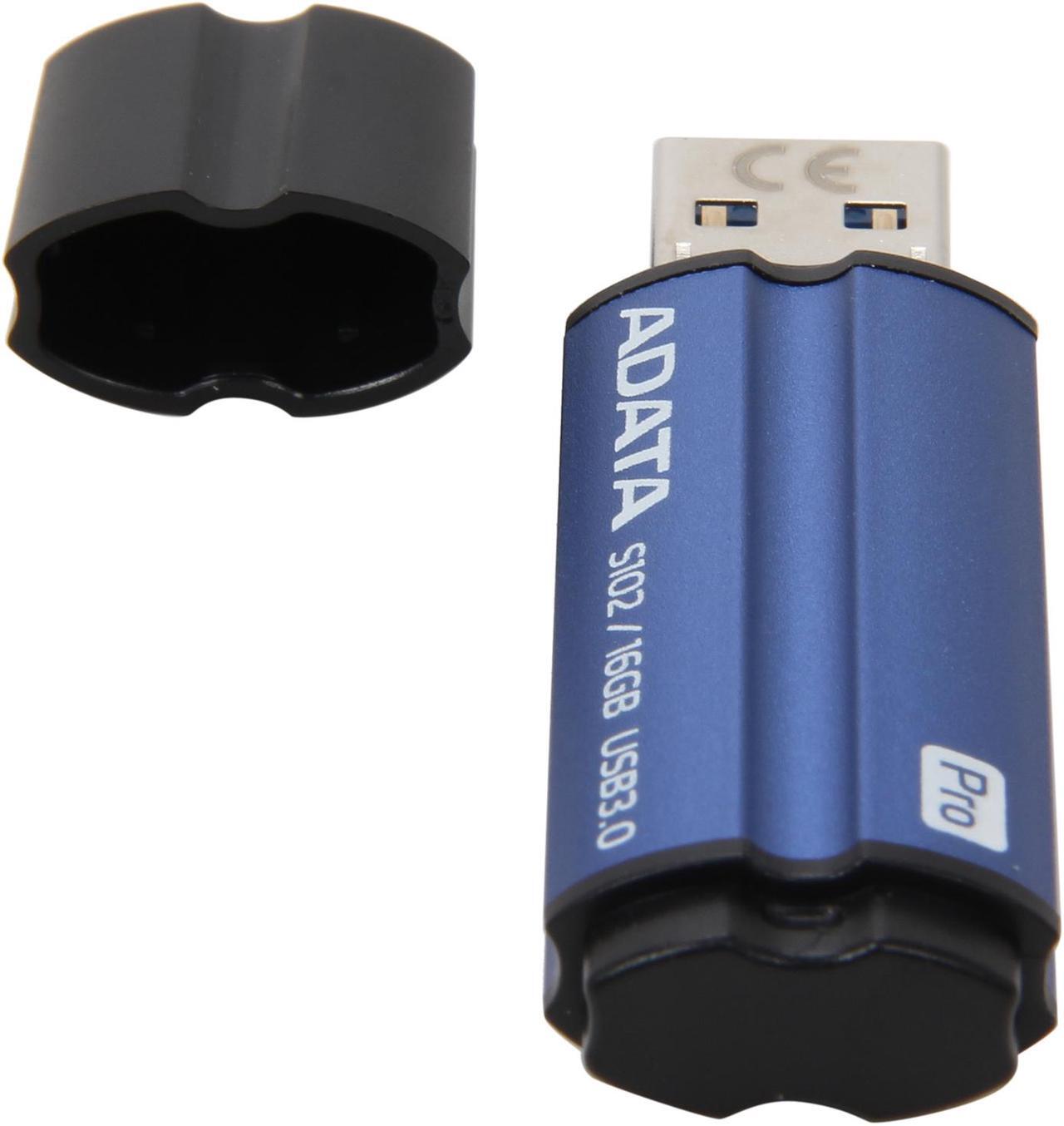 Alt view image 4 of 5 - ADATA 16GB S102 Pro Advanced USB 3.0 Flash Drive, Speed Up to 100MB/s (AS102P-16G-RBL)