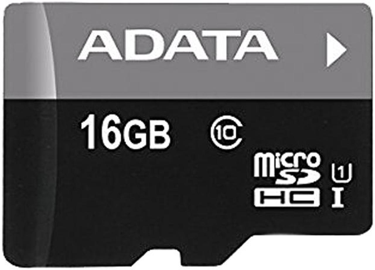 ADATA 16GB Premier microSDHC UHS-I / Class 10 Memory Card with SD Adapter, Speed Up to 50MB/s (AUSDH16GUICL10-RA1)