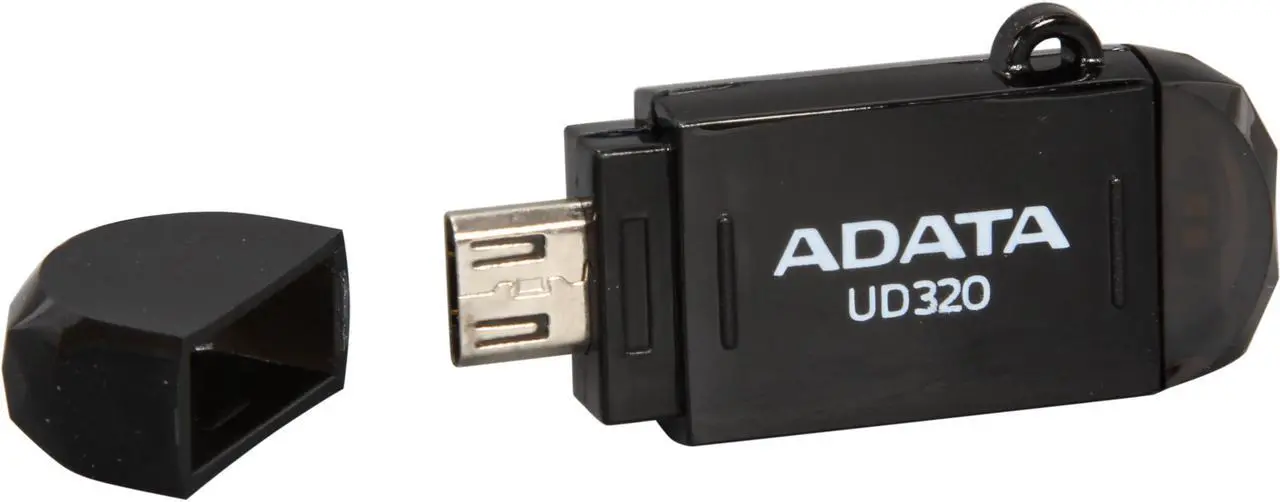 Main image of ADATA DashDrive UD320 16GB USB 2.0 OTG Flash Drive AUD320-16G-CBK