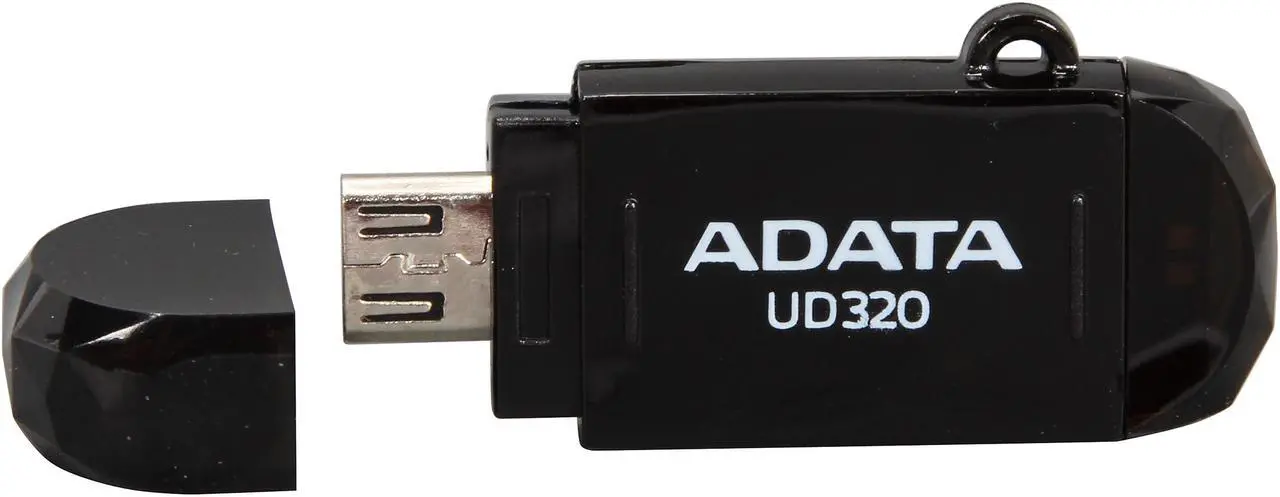 Alt view image 2 of 6 - ADATA DashDrive UD320 16GB USB 2.0 OTG Flash Drive AUD320-16G-CBK