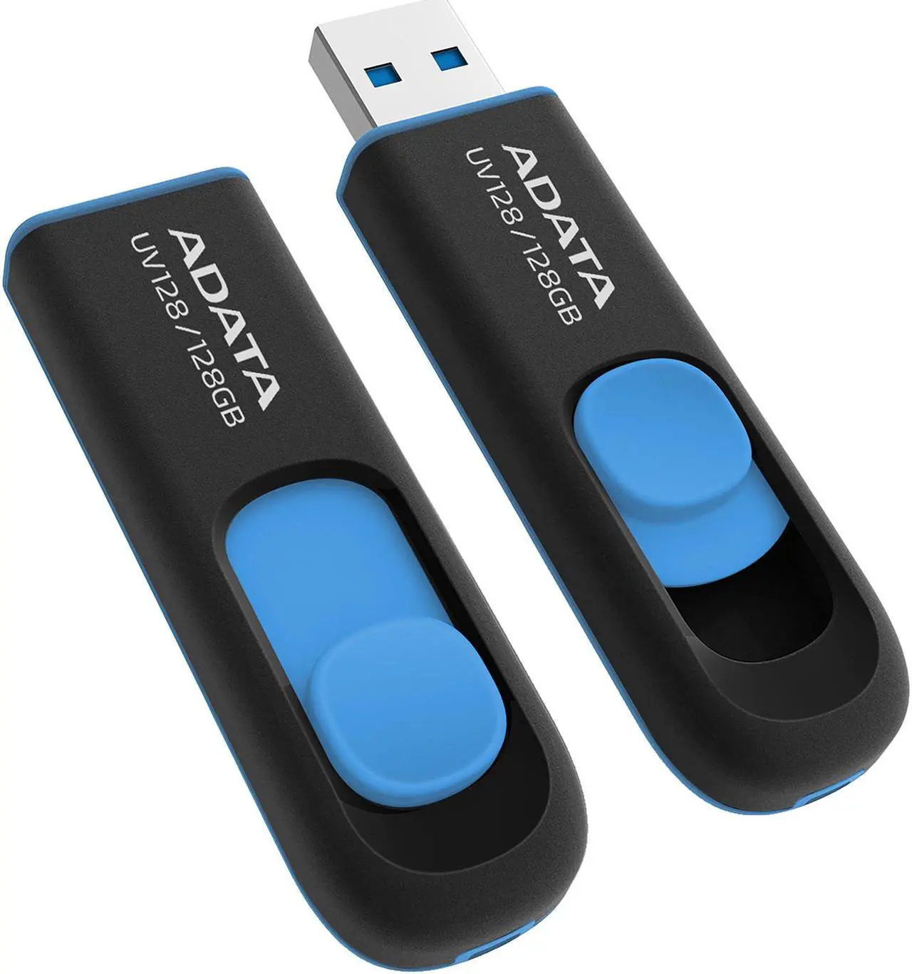 Alt view image 3 of 4 - ADATA 128GB UV128 USB 3.2 Gen 1 Flash Drive (AUV128-128G-RBE)